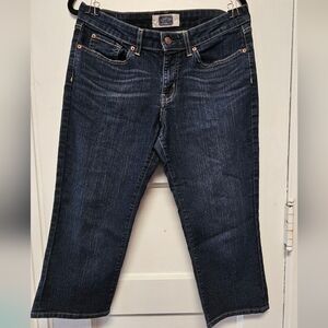 Signature by Levi Strauss Dark Blue Capri Jeans Size 10